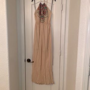 Halter maxi dress